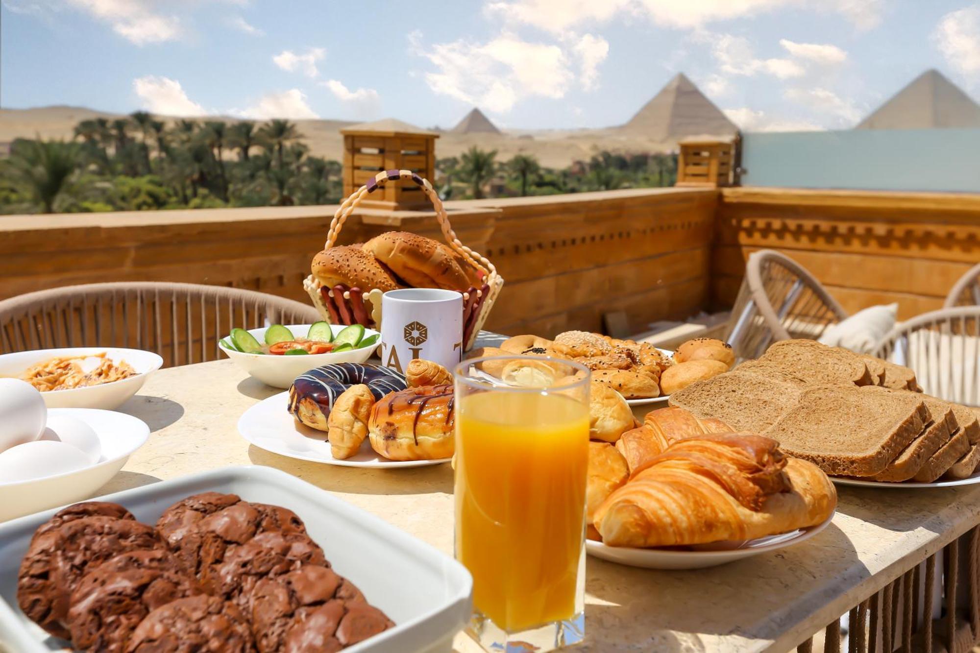 Taj Pyramids View Inn Kafrat al Jabal Экстерьер фото