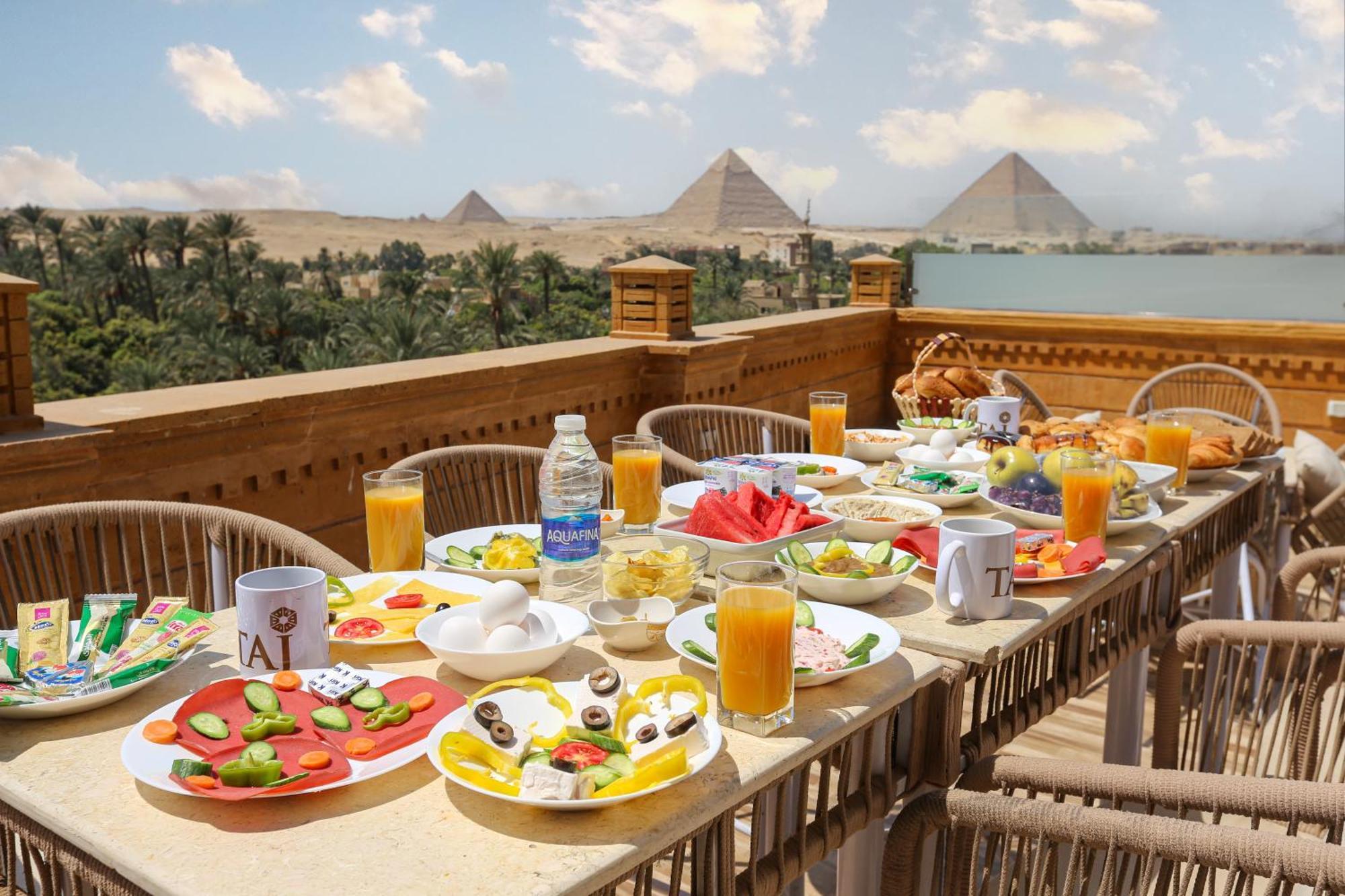 Taj Pyramids View Inn Kafrat al Jabal Экстерьер фото