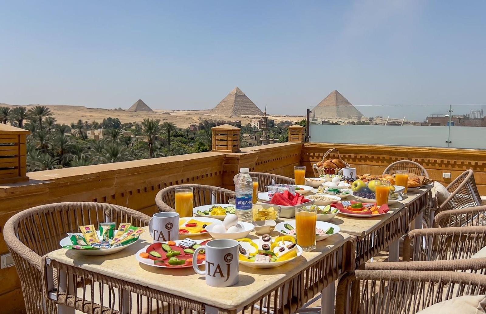 Taj Pyramids View Inn Kafrat al Jabal Экстерьер фото