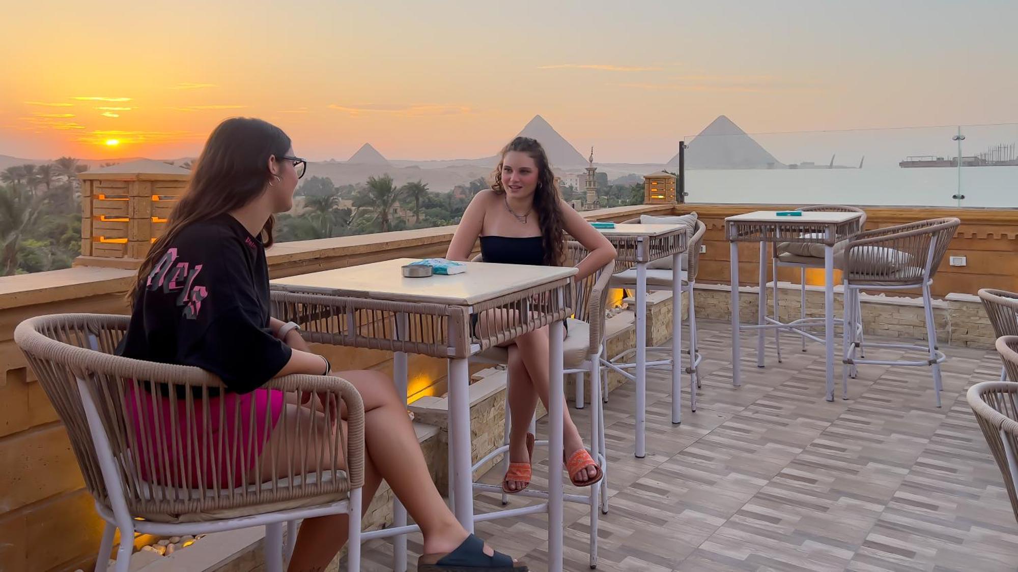 Taj Pyramids View Inn Kafrat al Jabal Экстерьер фото