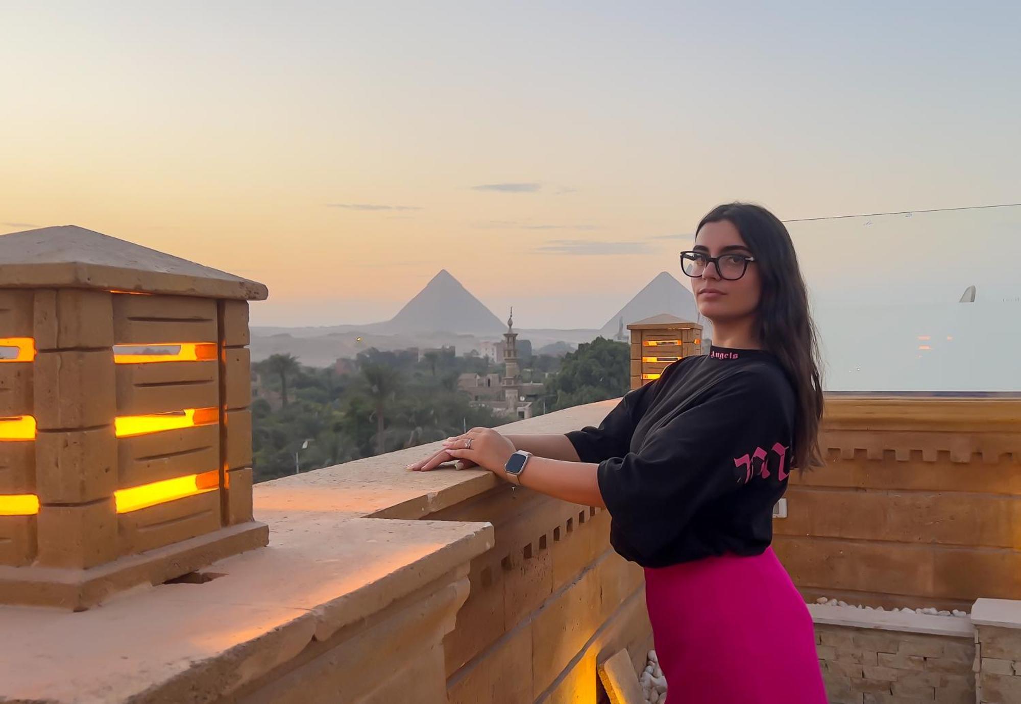 Taj Pyramids View Inn Kafrat al Jabal Экстерьер фото