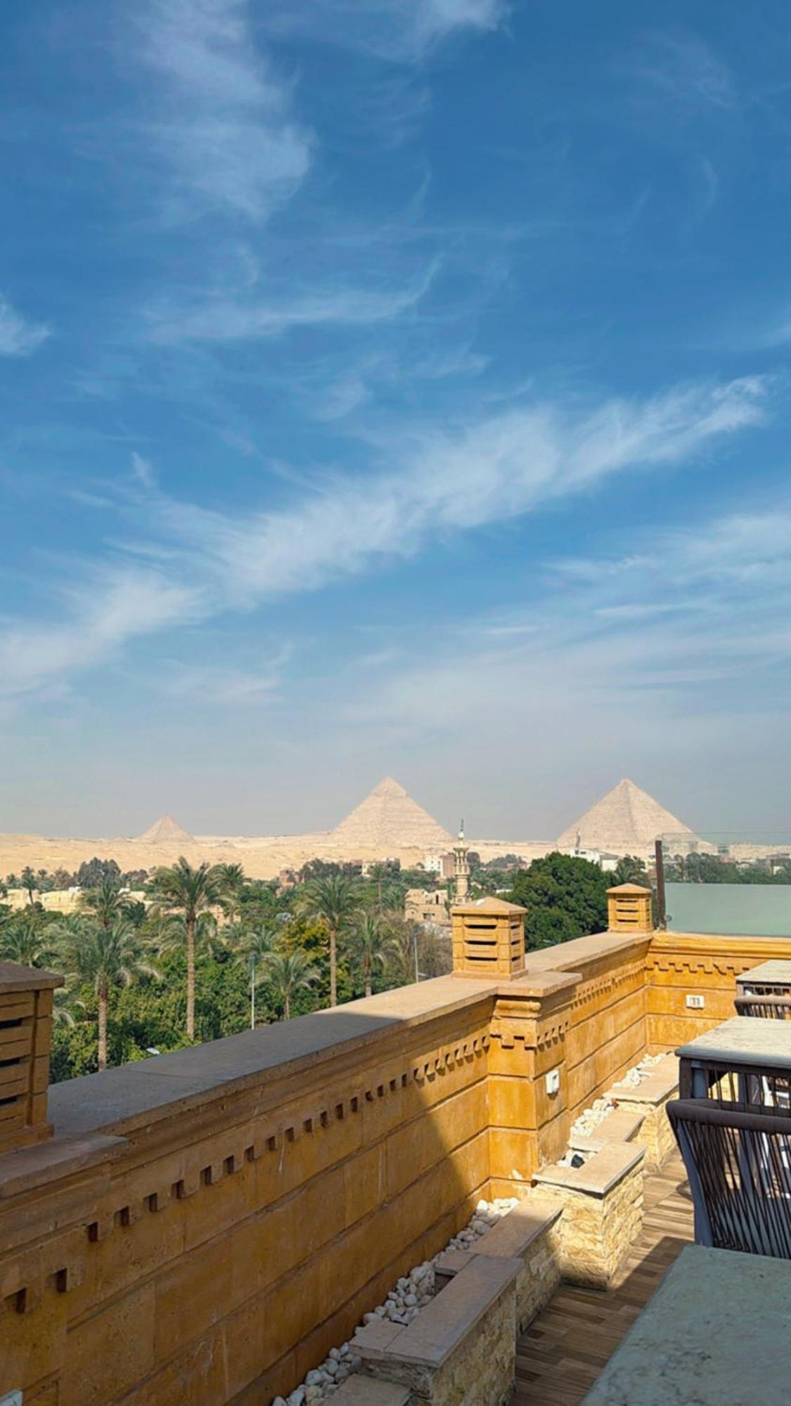 Taj Pyramids View Inn Kafrat al Jabal Экстерьер фото